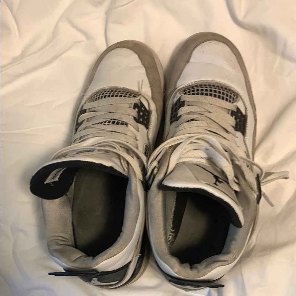 Nike Air Jordan Sneakers in White and Gray
